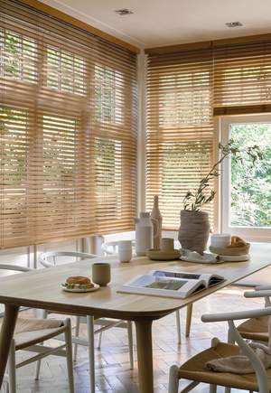 Luxaflex® wood blinds