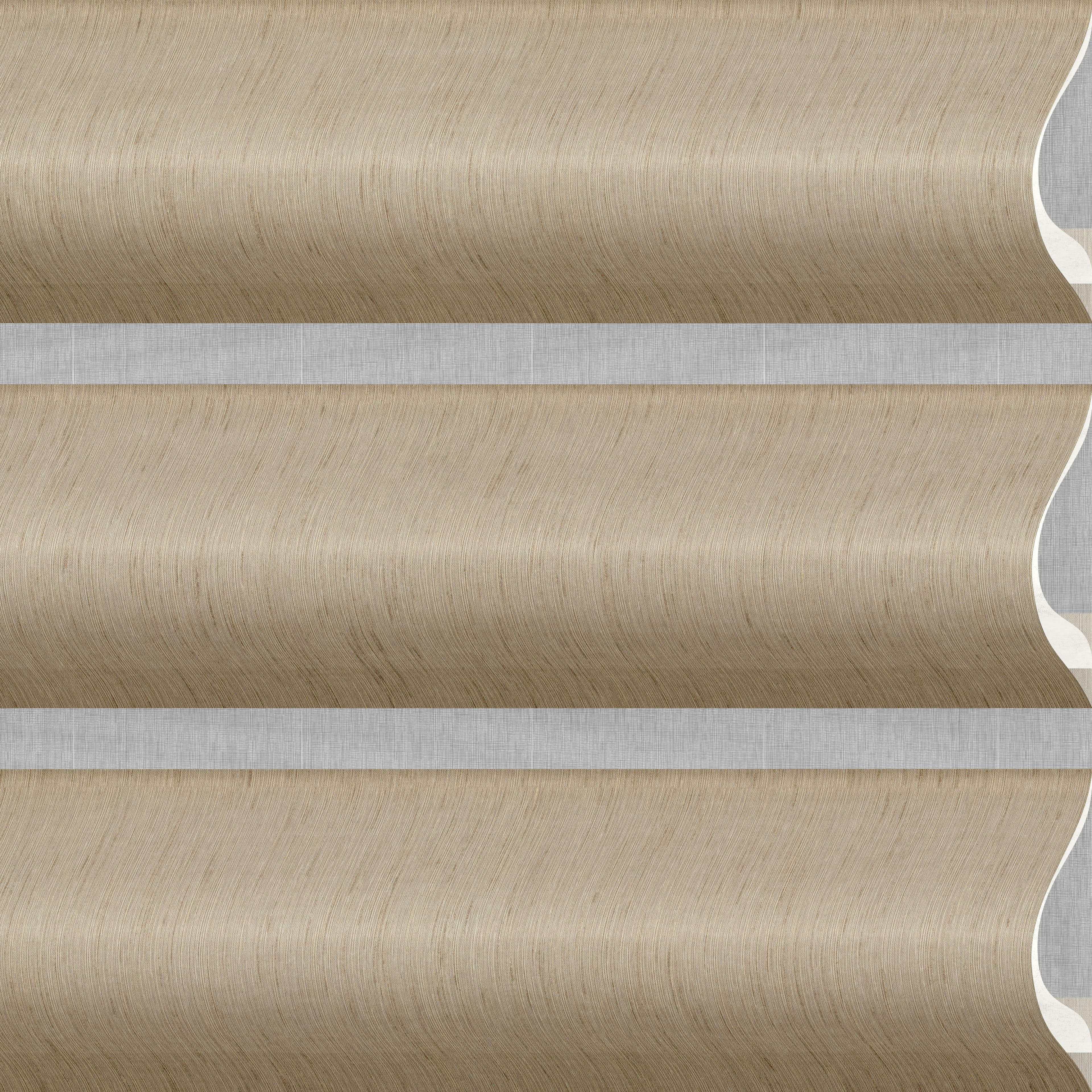 Pewter PR90-336 Pirouette® Blinds