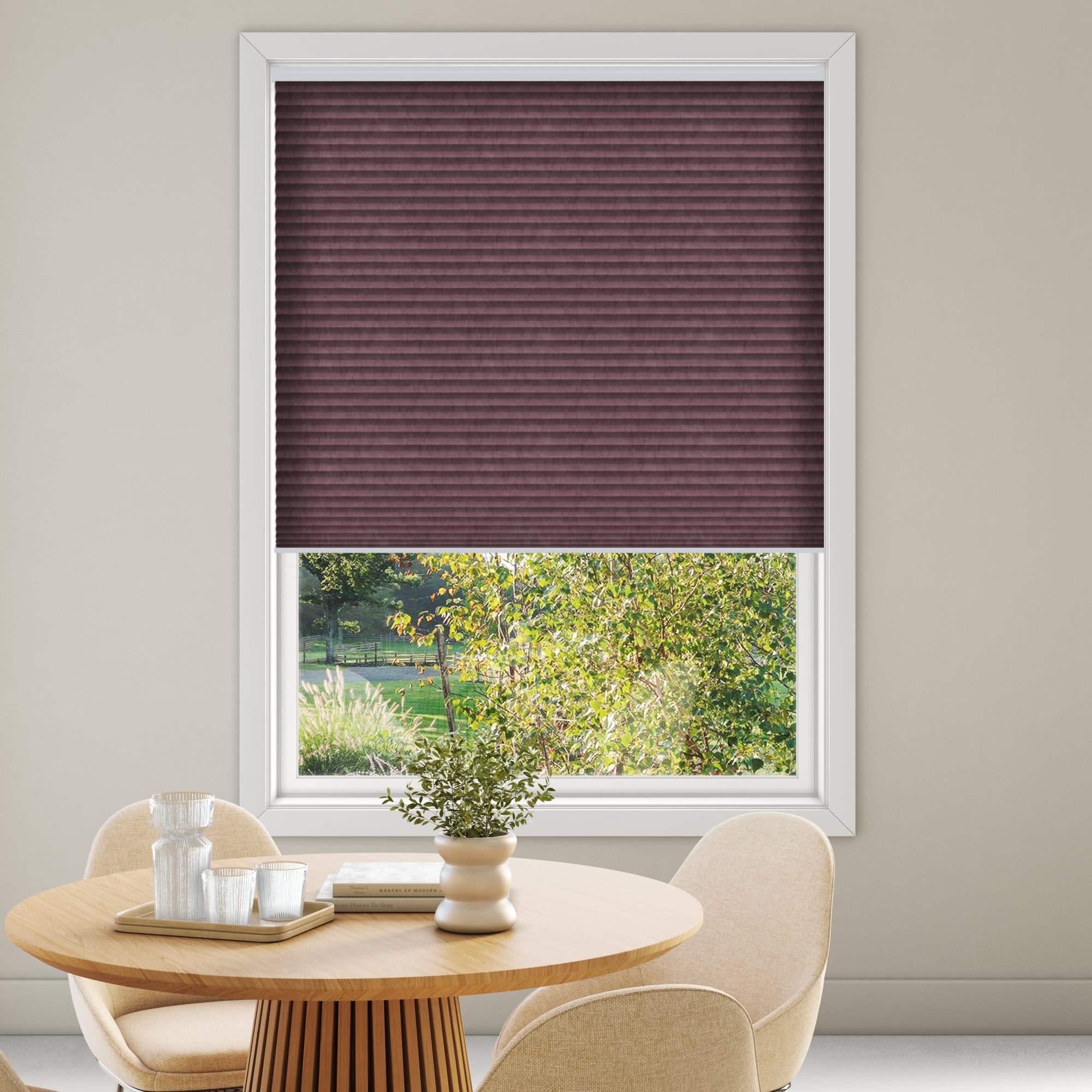 Opal Crush Topar® Plus Re-Life 1588 Pleated Blind