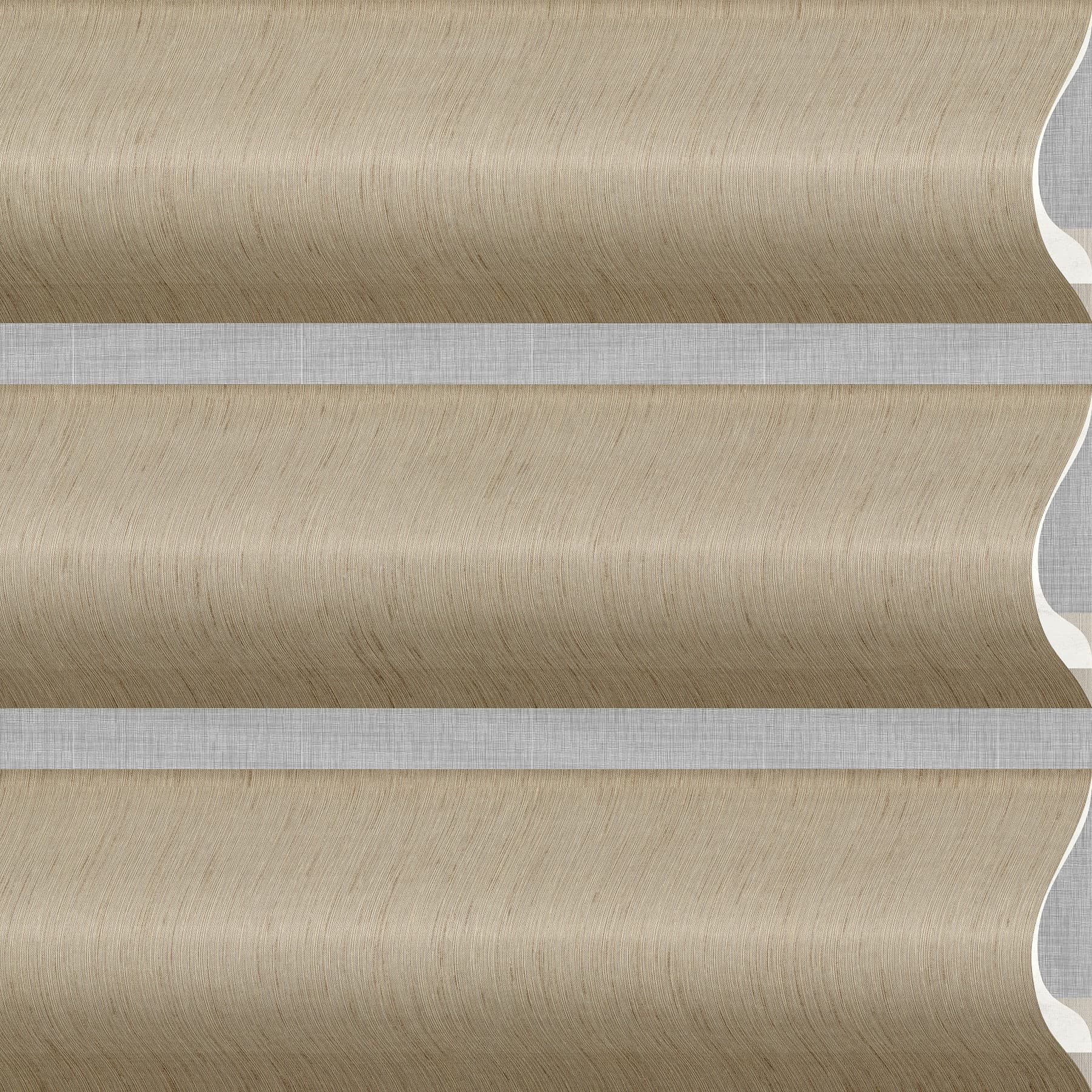 Pewter PR90-336 Pirouette® Blinds