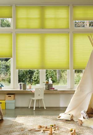 Yellow Blinds - Duette® Shades