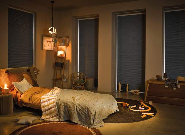 Inspiration for your bedroom blinds!