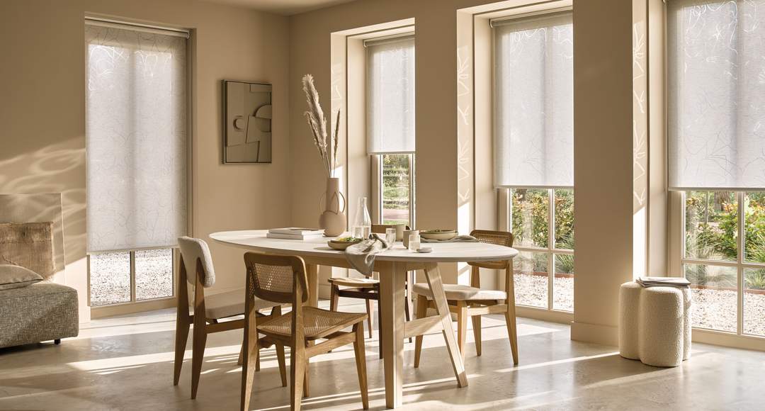 On trend roller blinds