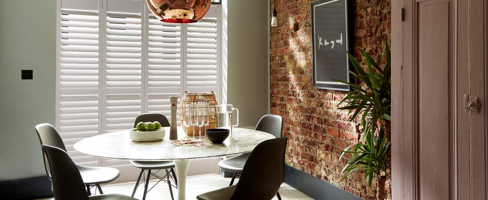 Faux Shutters - Dining Room