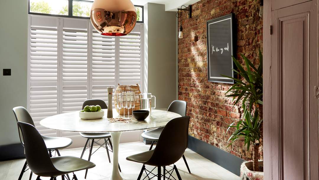 Faux Shutters - Dining Room