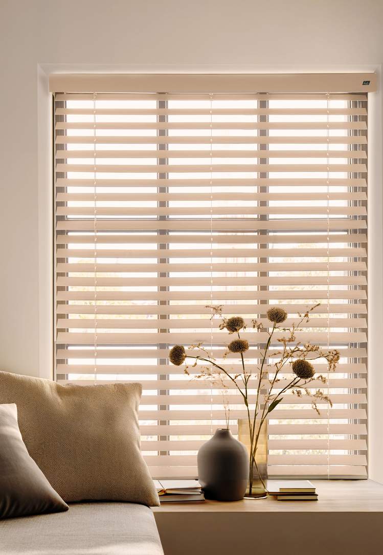 Luxaflex® wood blinds