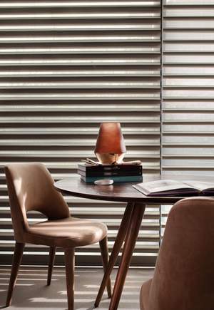 Brown Blinds - Pirouette® Shades