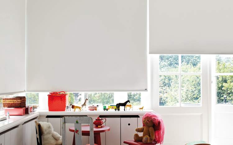 Off White Easy Clean Roller Blinds
