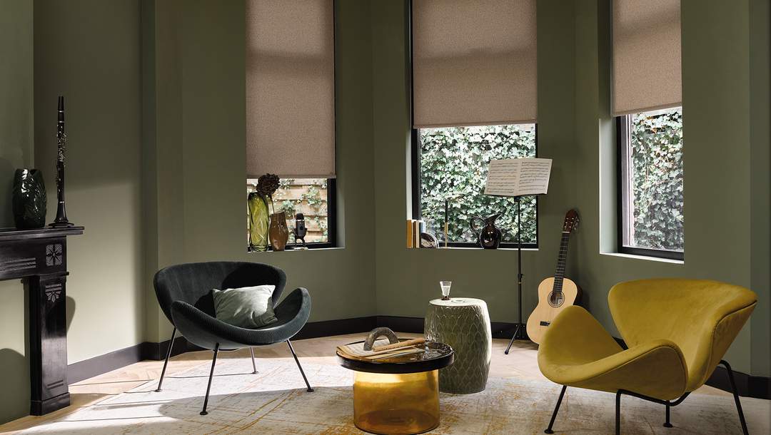 Roller Blinds Custom Living Room