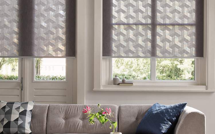 Woven fabric twist blinds