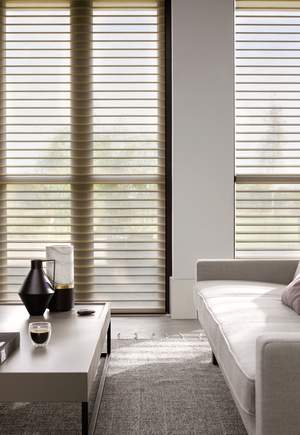 Cream Blinds - Silhouette® Shades