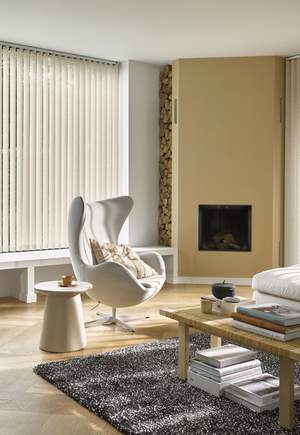 Beige Blinds -Luxaflex® Vertical Blinds