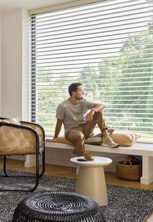 Luxaflex® Silhouette® ClearView™ Shades with PowerView®